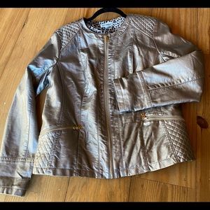Bronze metallic jacket